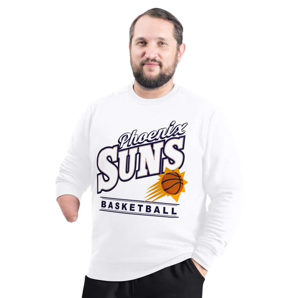 NBA Phoenix Suns G-III Sports by Carl Banks Adaptive Headliner Fleece Crewneck Sweatshirt
