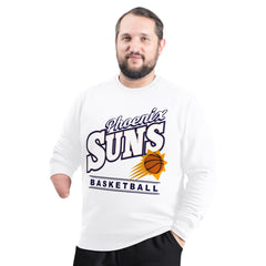 NBA Phoenix Suns G-III Sports by Carl Banks Adaptive Headliner Fleece Crewneck Sweatshirt