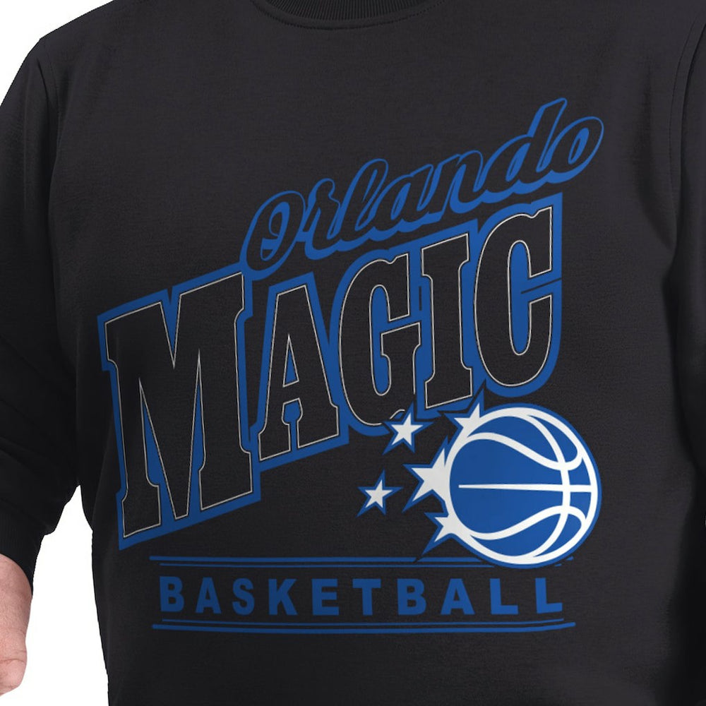 NBA Orlando Magic G-III Sports by Carl Banks Adaptive Headliner Fleece Crewneck Sweatshirt