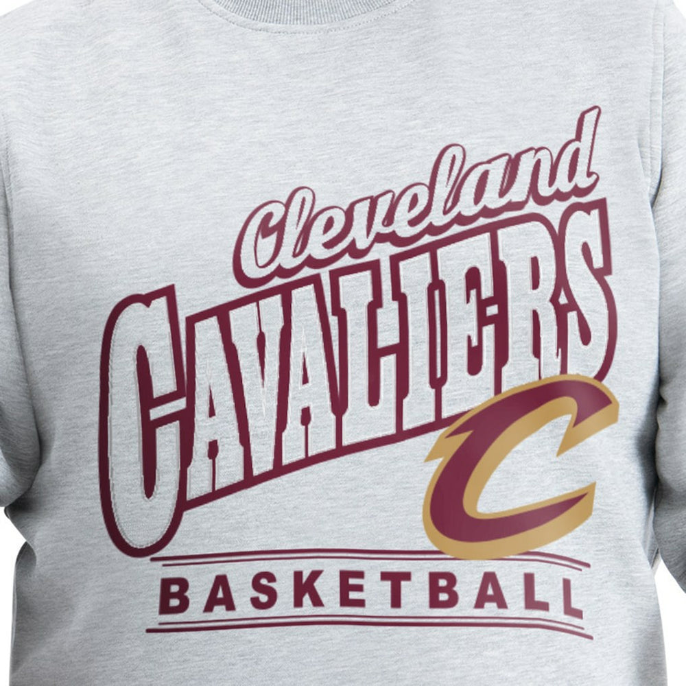 NBA Cleveland Cavaliers G-III Sports by Carl Banks Adaptive Headliner Fleece Crewneck Sweatshirt sale