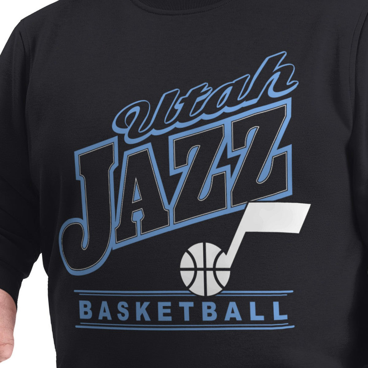 NBA Utah Jazz G-III Sports by Carl Banks Adaptive Headliner Fleece Crewneck Sweatshirt
