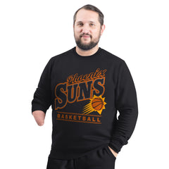 NBA Phoenix Suns G-III Sports by Carl Banks Adaptive Headliner Fleece Crewneck Sweatshirt