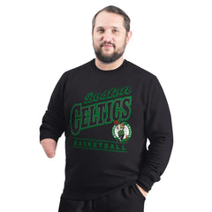 NBA Boston Celtics G-III Sports by Carl Banks Adaptive Headliner Fleece Crewneck Sweatshirt