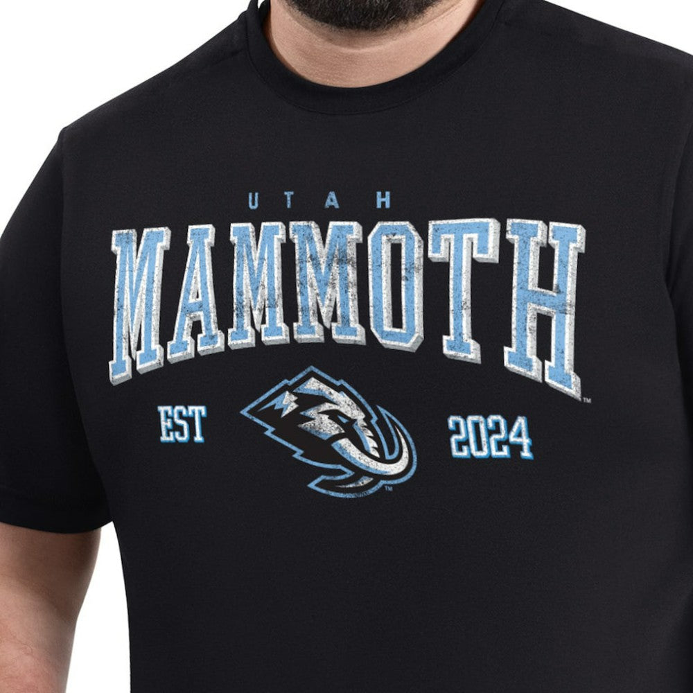 NHL Black Utah Mammoth G-III Sports by Carl Banks Adaptive Classic Team Graphic T-Shirt