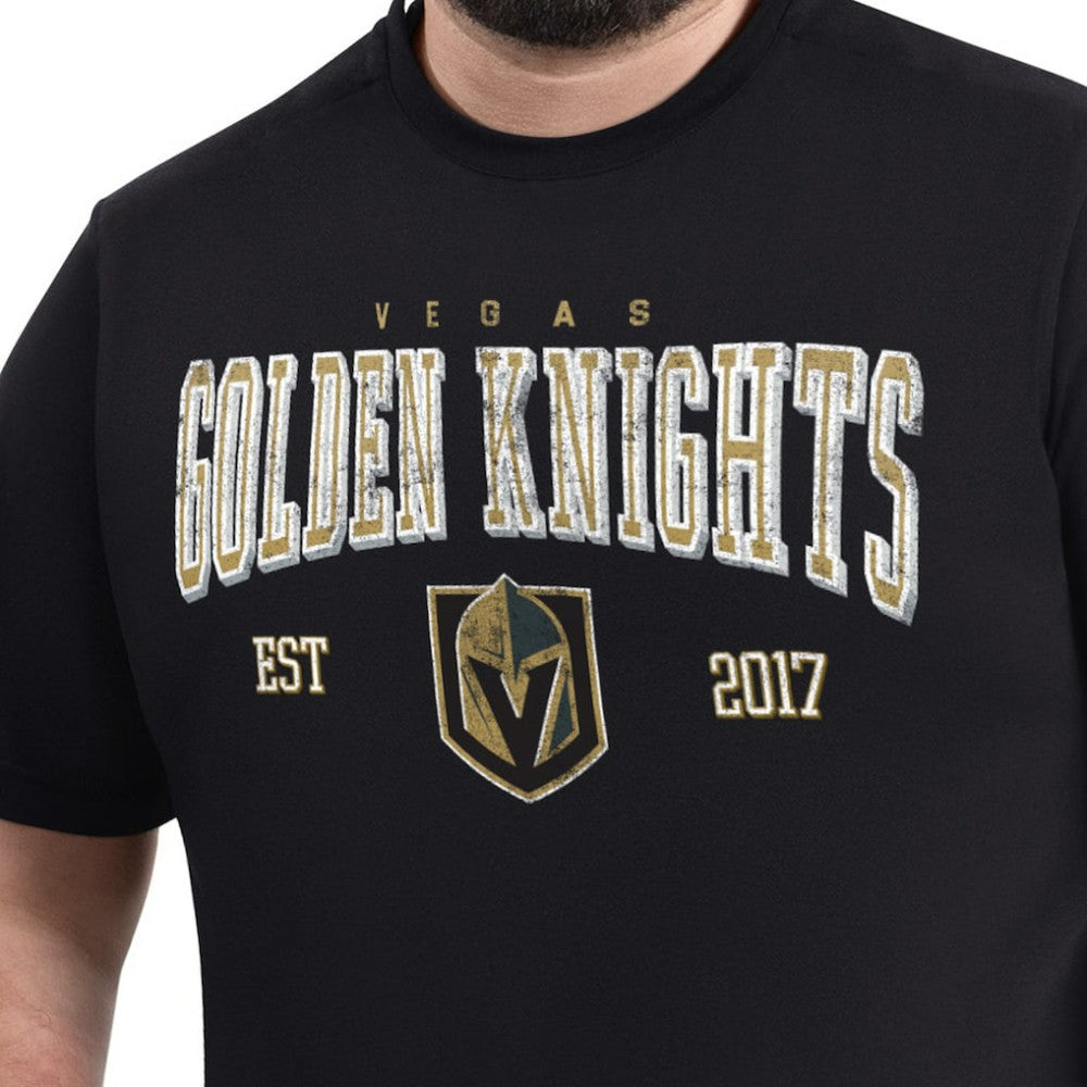 NHL Black Vegas Golden Knights G-III Sports by Carl Banks Adaptive Classic Team Graphic T-Shirt