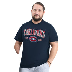 NHL Navy Montreal Canadiens G-III Sports by Carl Banks Adaptive Classic Team Graphic T-Shirt