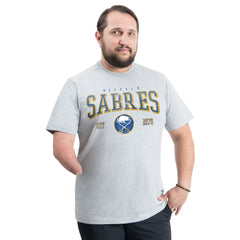 NHL Gray Buffalo Sabres G-III Sports by Carl Banks Adaptive Classic Team Graphic T-Shirt