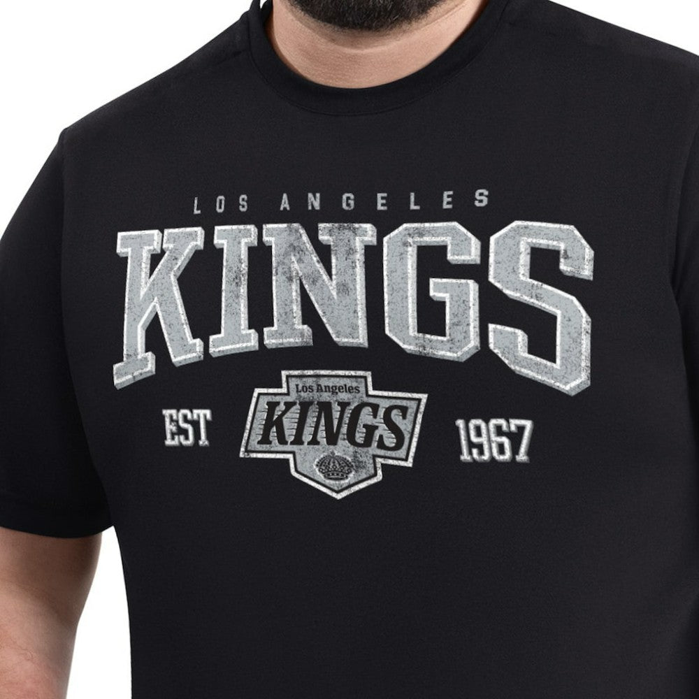 NHL Black Los Angeles Kings G-III Sports by Carl Banks Adaptive Classic Team Graphic T-Shirt