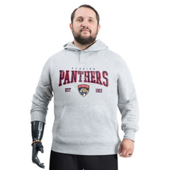 NHL Gray Florida Panthers G-III Sports by Carl Banks Adaptive Classic Team Spirit Fleece Hoodie