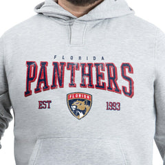 NHL Gray Florida Panthers G-III Sports by Carl Banks Adaptive Classic Team Spirit Fleece Hoodie