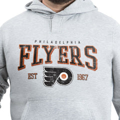 NHL Gray Philadelphia Flyers G-III Sports by Carl Banks Adaptive Classic Team Spirit Fleece Hoodie