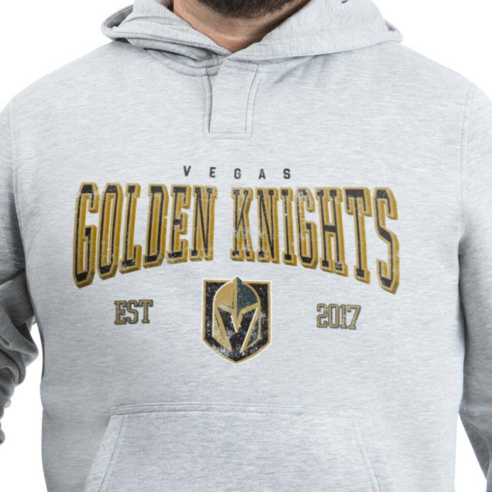 NHL Gray Vegas Golden Knights G-III Sports by Carl Banks Adaptive Classic Team Spirit Fleece Hoodie