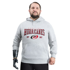 NHL Gray Carolina Hurricanes G-III Sports by Carl Banks Adaptive Classic Team Spirit Fleece Hoodie
