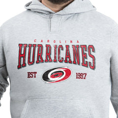 NHL Gray Carolina Hurricanes G-III Sports by Carl Banks Adaptive Classic Team Spirit Fleece Hoodie