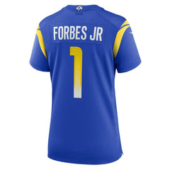 Emmanuel Forbes Jr.  Women's Team Game Jersey - Los Angeles Rams
