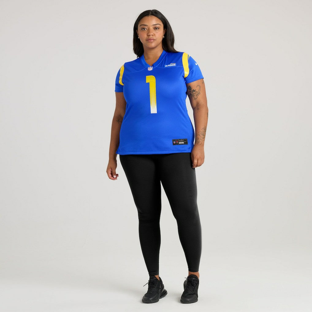 Emmanuel Forbes Jr.  Women's Team Game Jersey - Los Angeles Rams