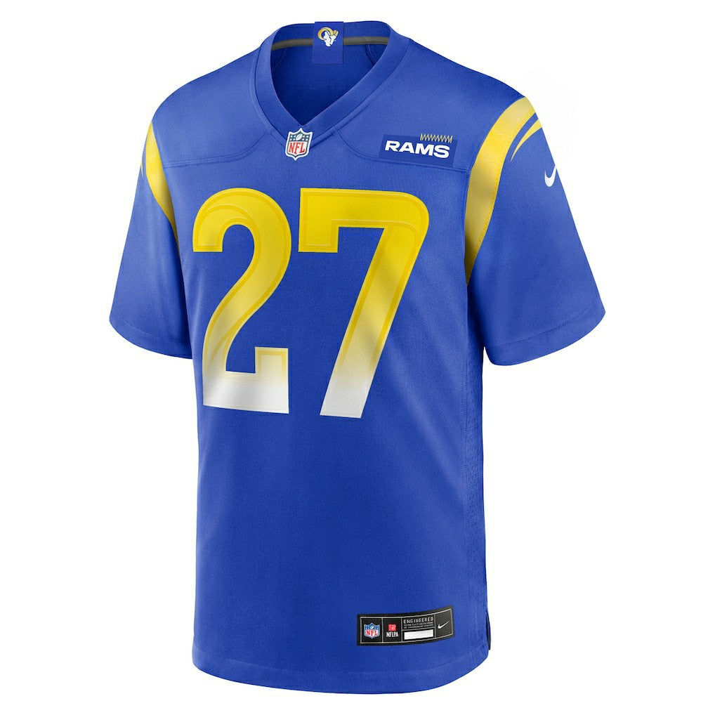 Jarquez Hunter  Team Game Jersey - Los Angeles Rams