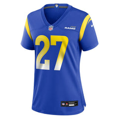Jarquez Hunter  Women's Team Game Jersey - Los Angeles Rams