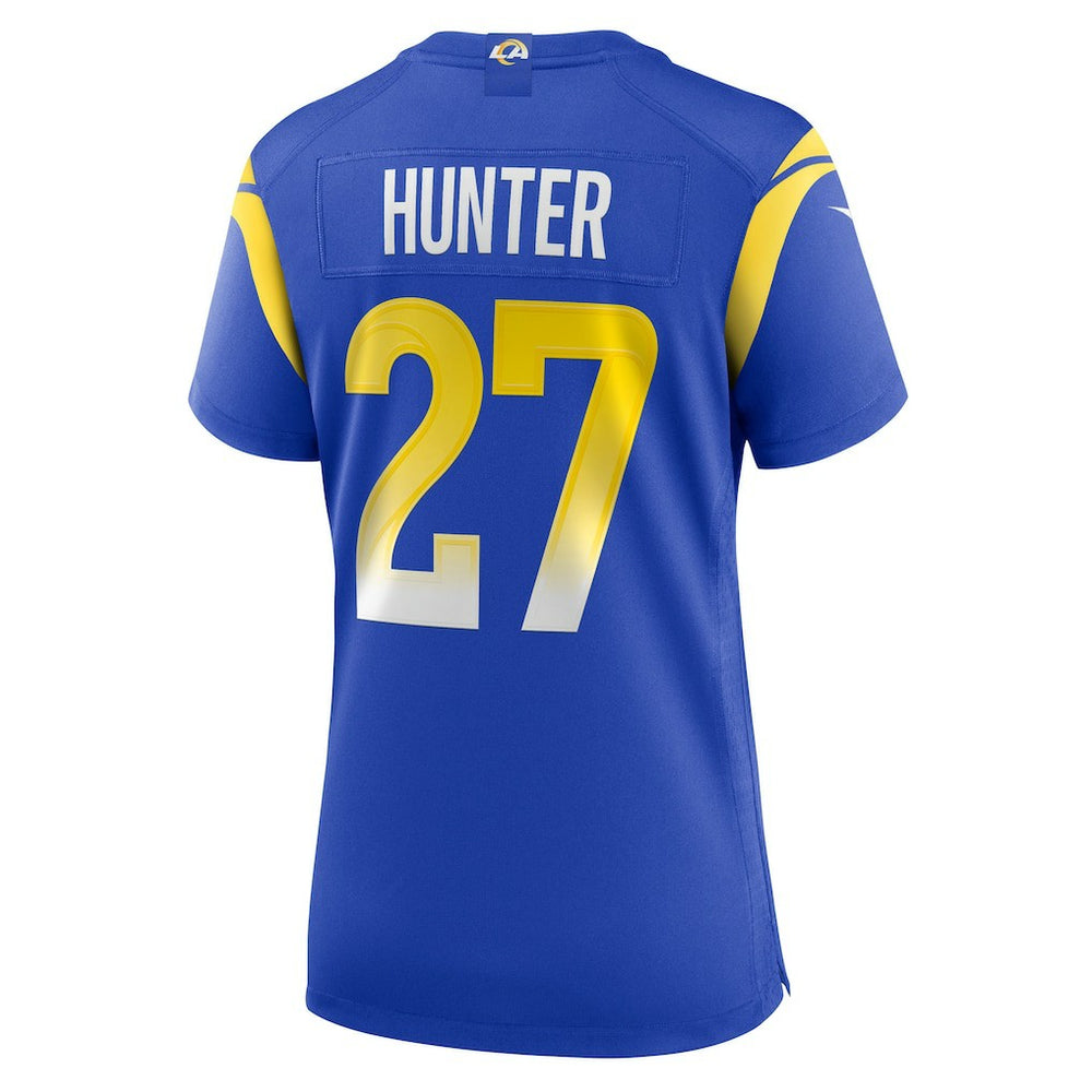 Jarquez Hunter  Women's Team Game Jersey - Los Angeles Rams