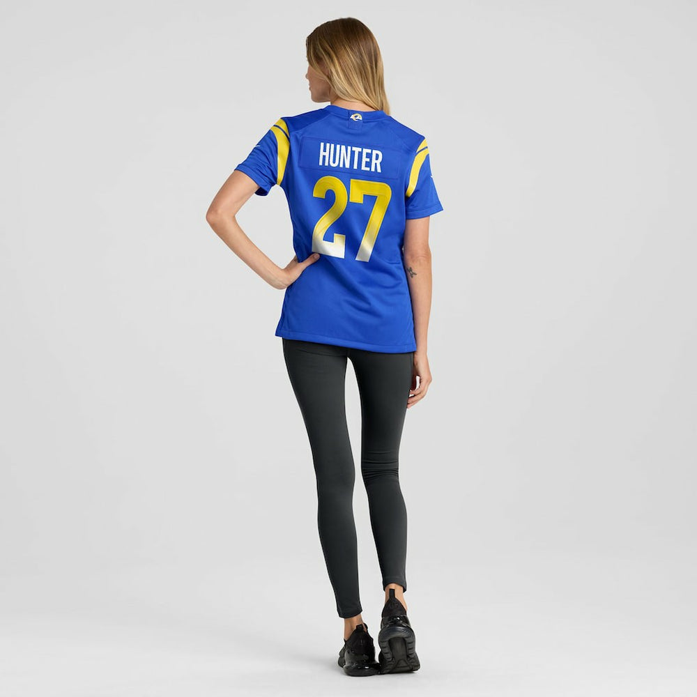 Jarquez Hunter  Women's Team Game Jersey - Los Angeles Rams