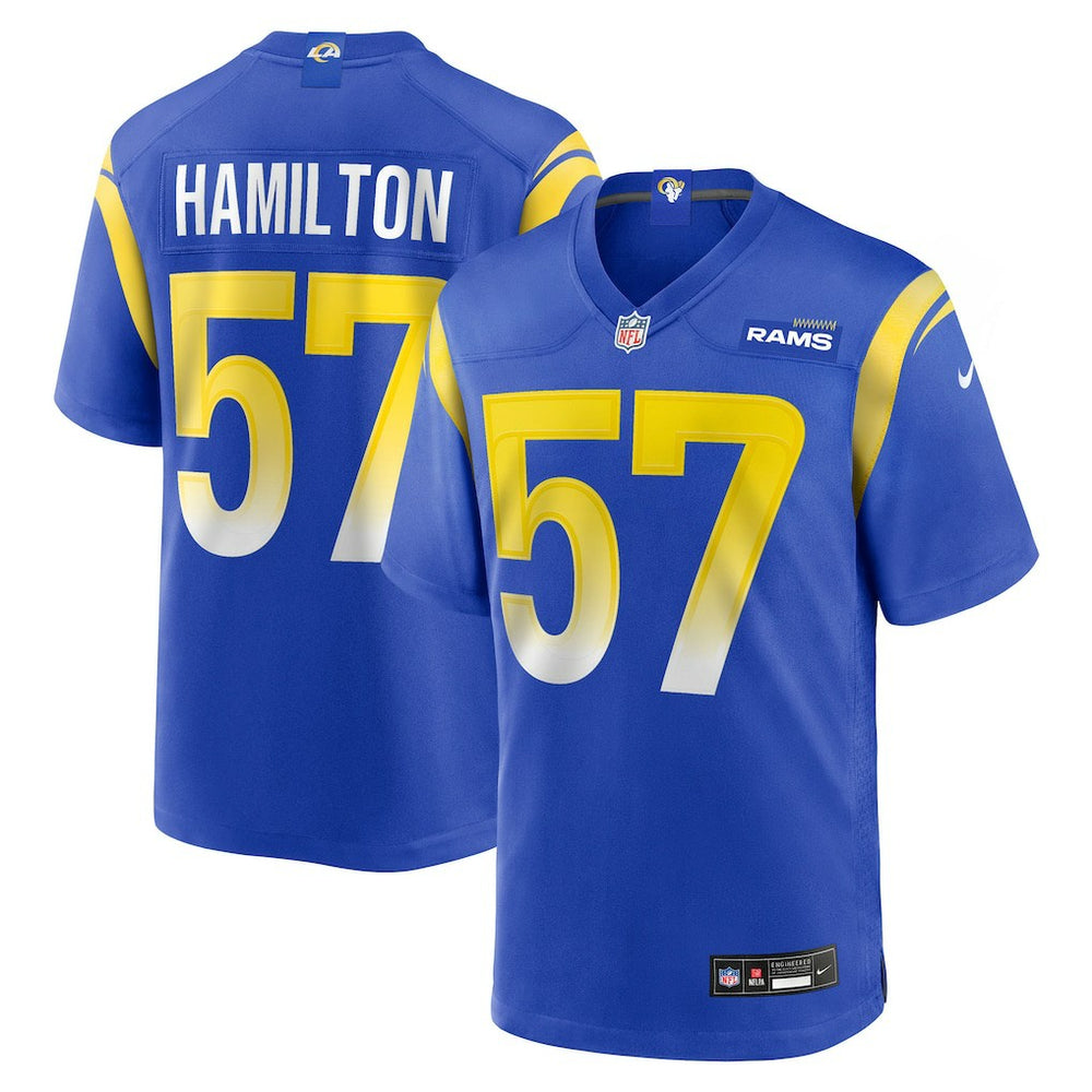 Ty Hamilton  Team Game Jersey - Los Angeles Rams