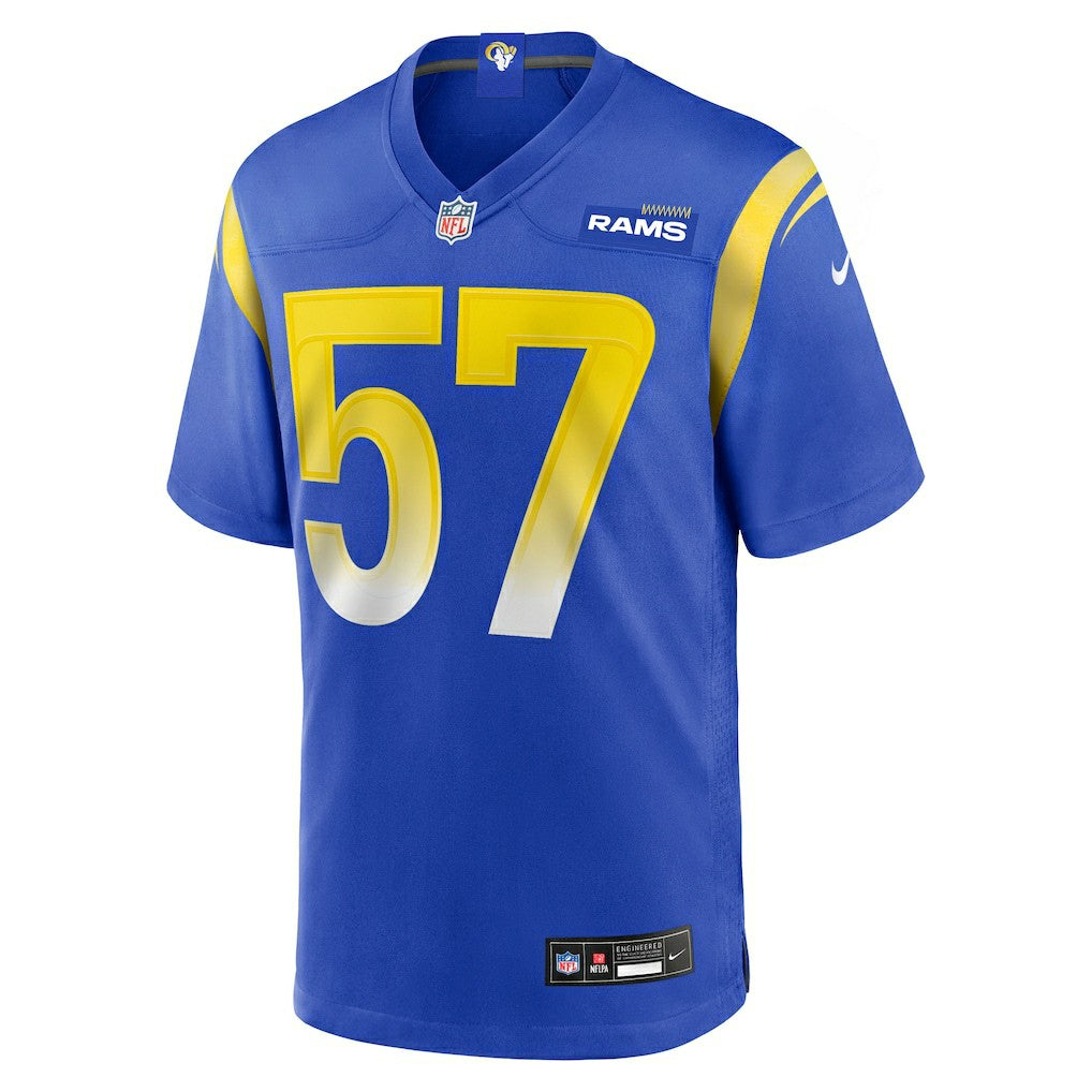 Ty Hamilton  Team Game Jersey - Los Angeles Rams
