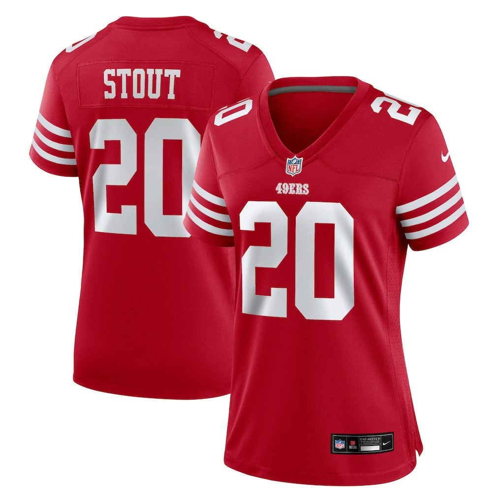 Upton Stout  Women's Team Game Jersey - San Francisco 49ers