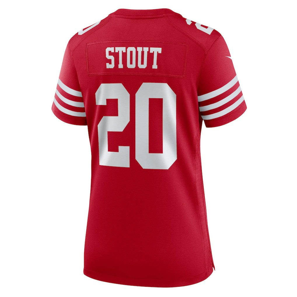 Upton Stout  Women's Team Game Jersey - San Francisco 49ers