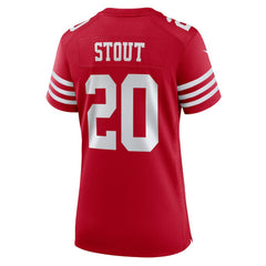 Upton Stout  Women's Team Game Jersey - San Francisco 49ers