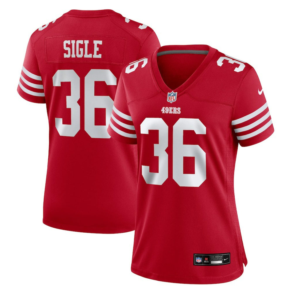 Marques Sigle  Women's Team Game Jersey - San Francisco 49ers