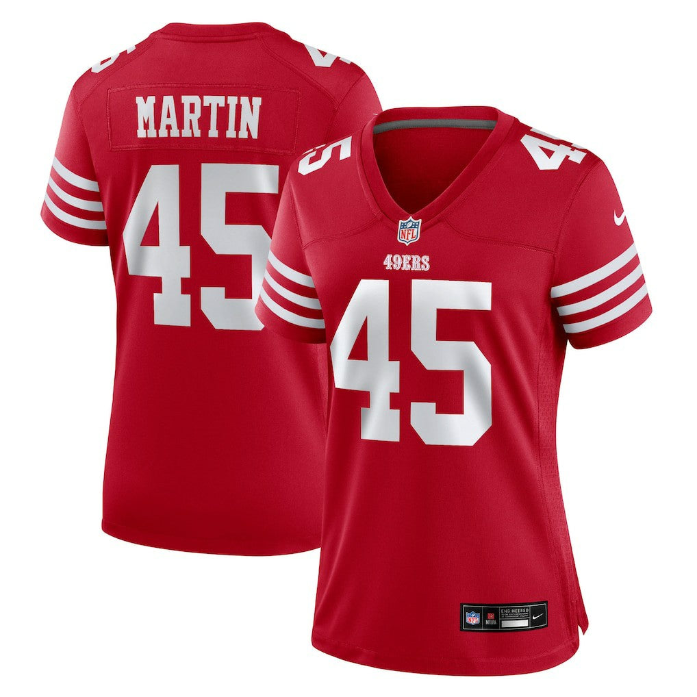 Nick Martin  Women's Team Game Jersey - San Francisco 49ers