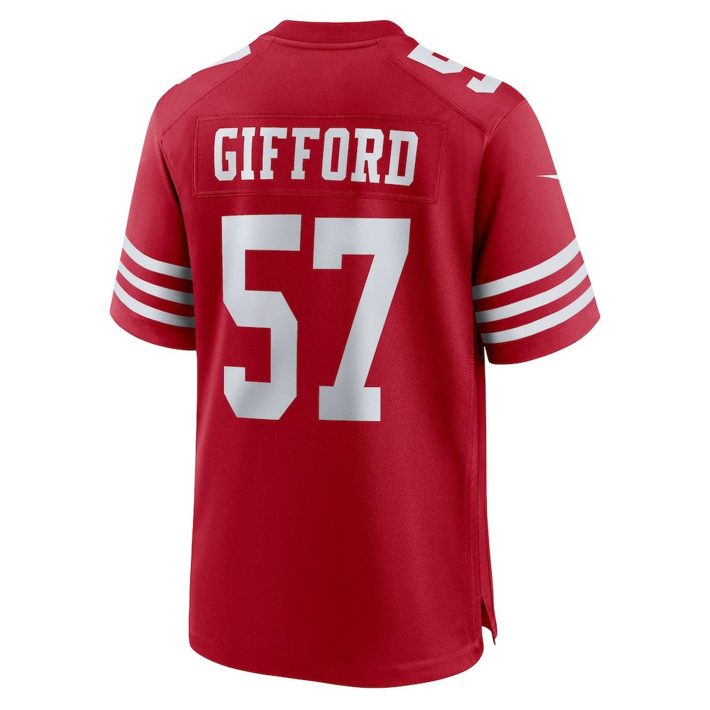 Luke Gifford  Team Game Jersey - San Francisco 49ers