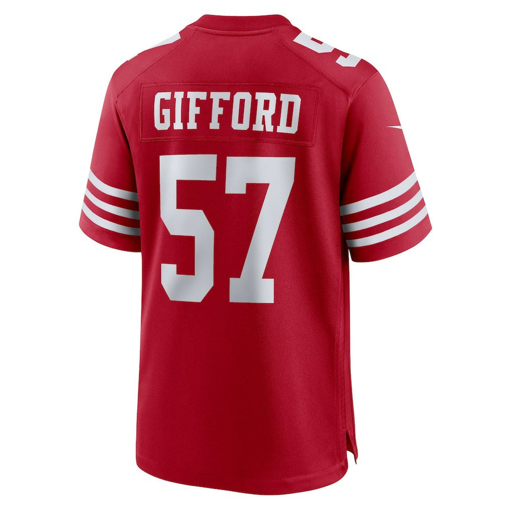 Luke Gifford  Team Game Jersey - San Francisco 49ers