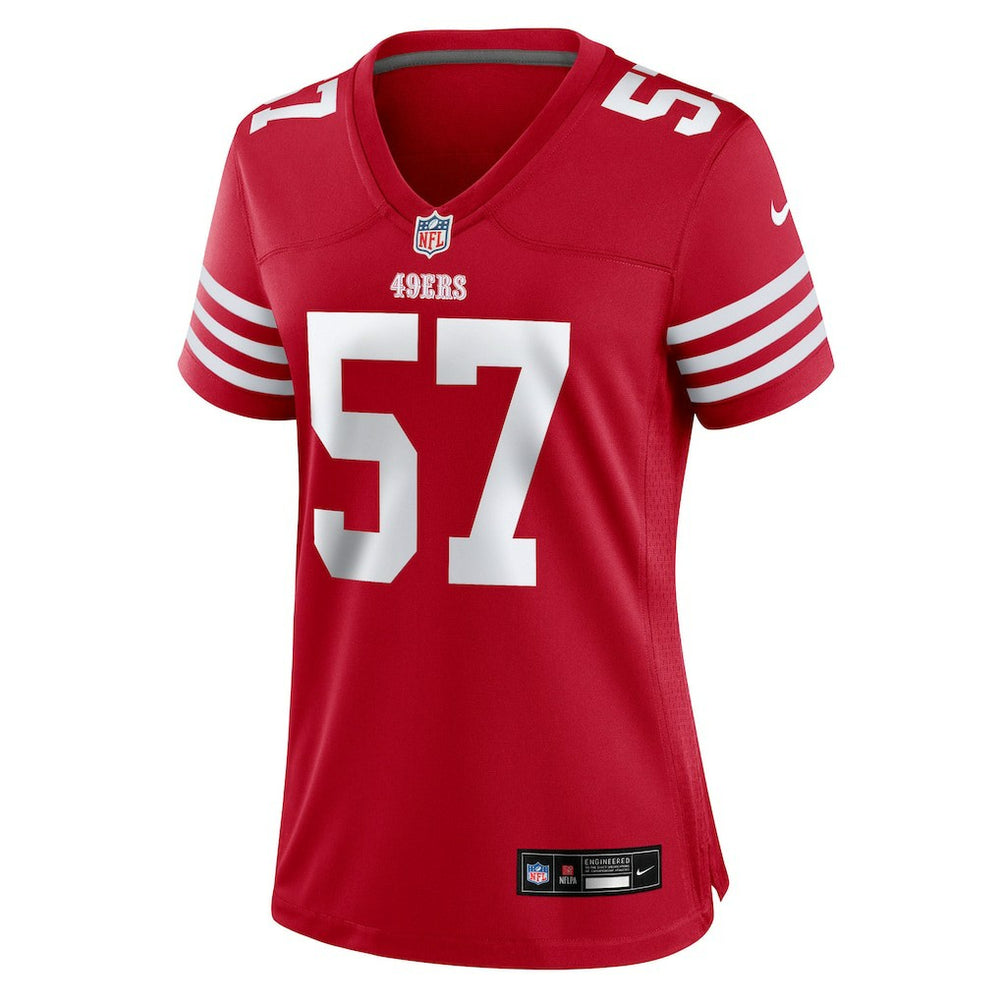 Luke Gifford  Women's Team Game Jersey - San Francisco 49ers