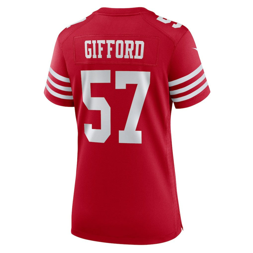 Luke Gifford  Women's Team Game Jersey - San Francisco 49ers