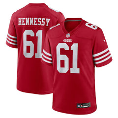 Matt Hennessy  Team Game Jersey - San Francisco 49ers