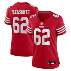 Austen Pleasants  Women's Team Game Jersey - San Francisco 49ers