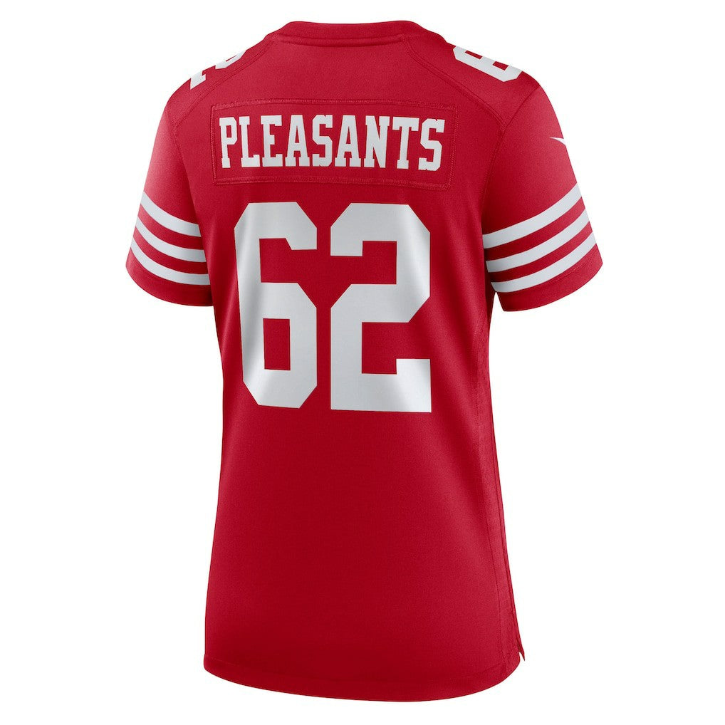 Austen Pleasants  Women's Team Game Jersey - San Francisco 49ers