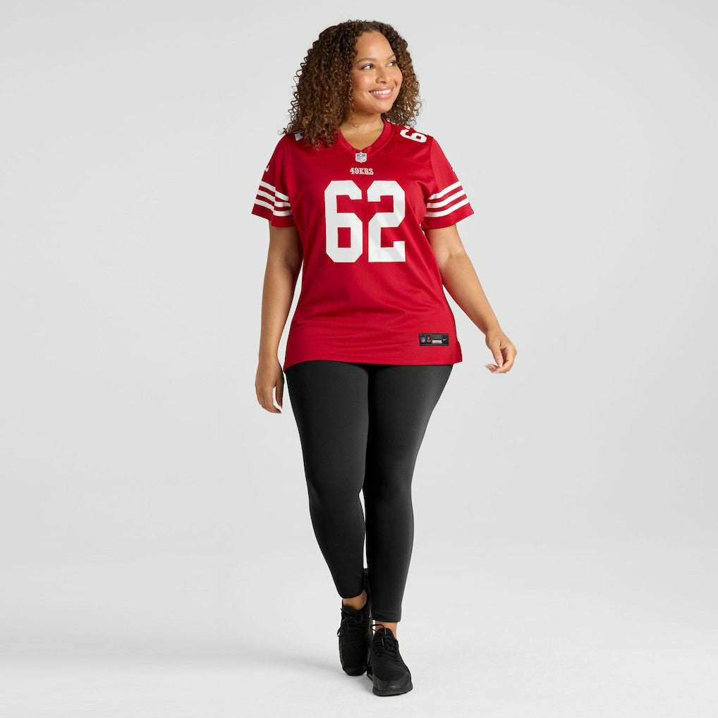 Austen Pleasants  Women's Team Game Jersey - San Francisco 49ers