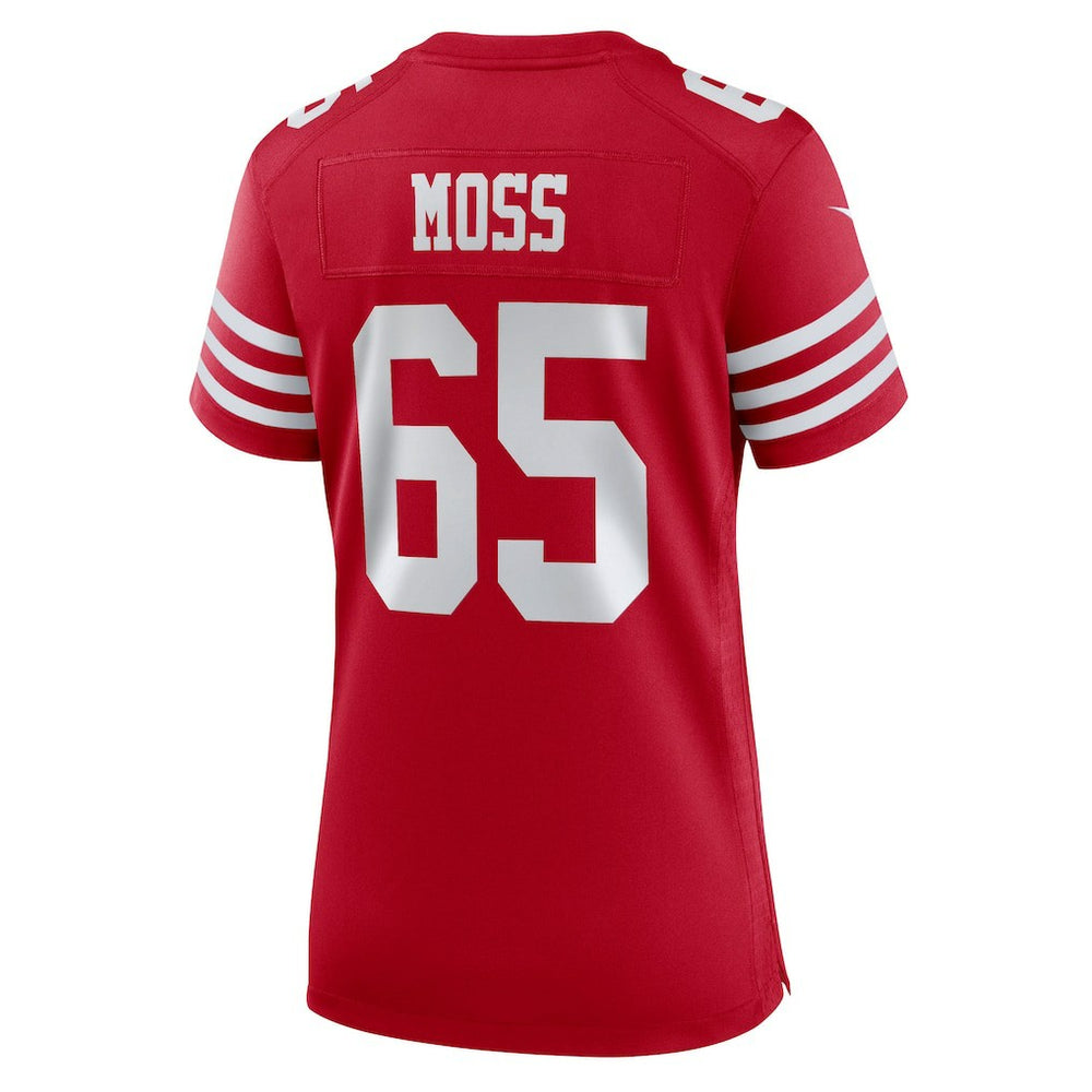 Drew Moss  Women's Team Game Jersey - San Francisco 49ers