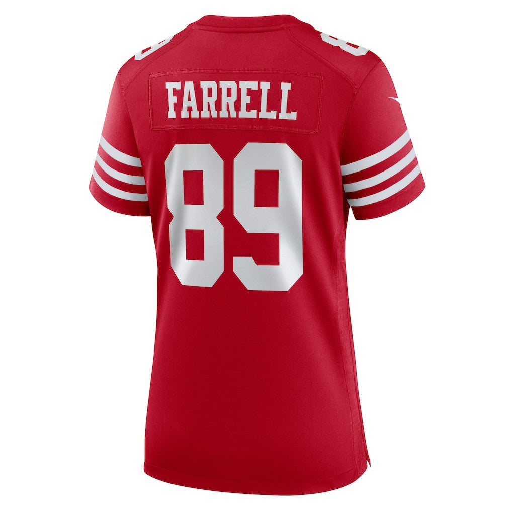 Luke Farrell  Women's Team Game Jersey - San Francisco 49ers