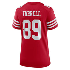 Luke Farrell  Women's Team Game Jersey - San Francisco 49ers