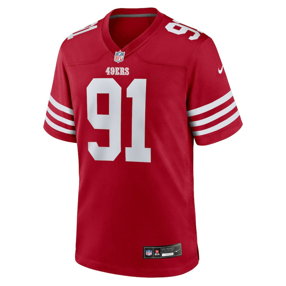 Sam Okuayinonu  Team Game Jersey - San Francisco 49ers