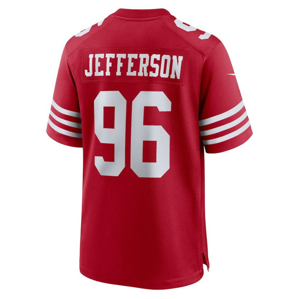 Jordan Jefferson  Team Game Jersey - San Francisco 49ers