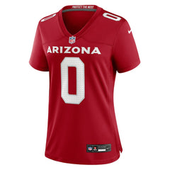Will Johnson  Women's Team Game Jersey - Arizona Cardinals