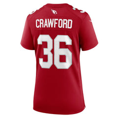 Kitan Crawford  Women's Team Game Jersey - Arizona Cardinals