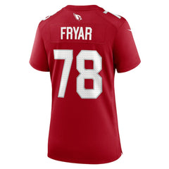 Josh Fryar  Women's Team Game Jersey - Arizona Cardinals