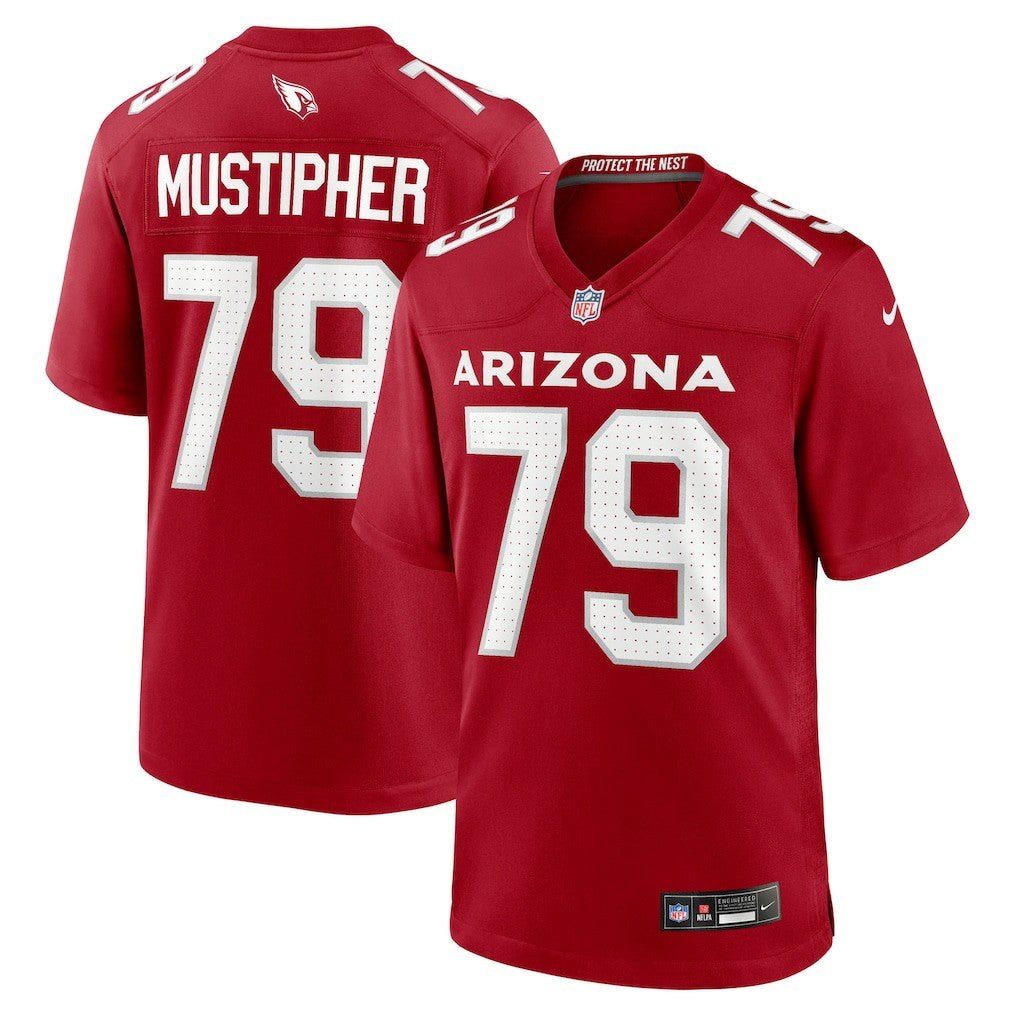 PJ Mustipher  Team Game Jersey - Arizona Cardinals