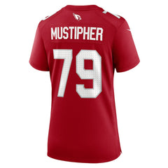 PJ Mustipher  Women's Team Game Jersey - Arizona Cardinals