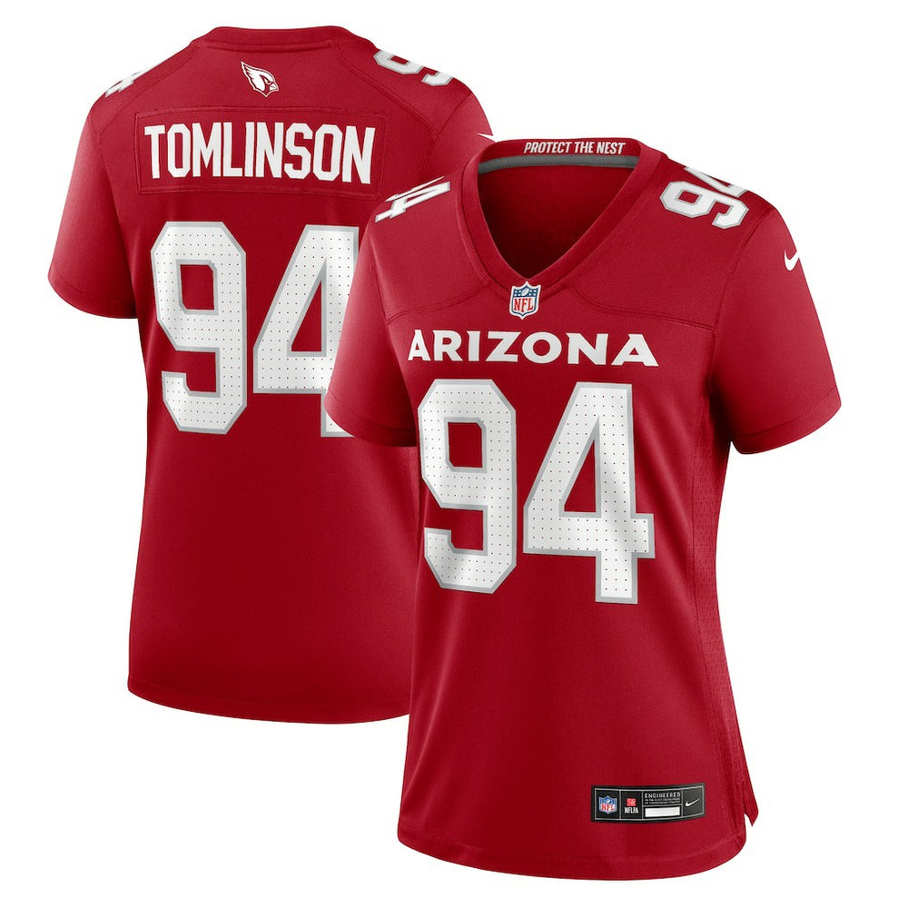 Dalvin Tomlinson  Women's Team Game Jersey - Arizona Cardinals